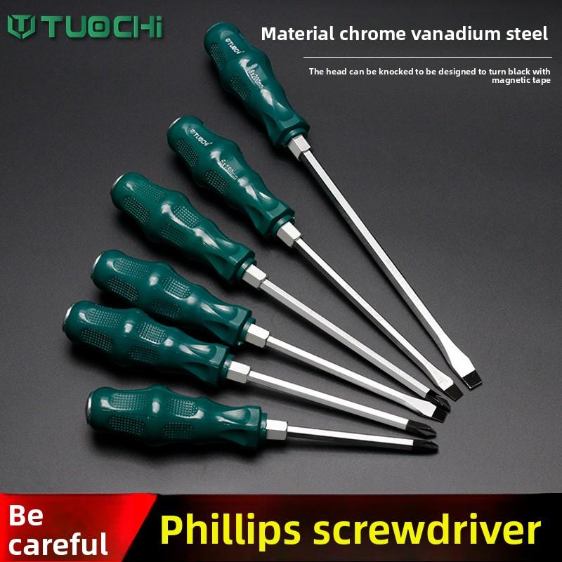 Damaly, Schlagbohrer für Percussion-Piercing, Einwort-Schlagschrauber, Kreuzschlitz-Schlagbit mit langem Schaft