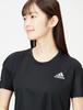 Running Short Sleeve Fast Prime Blue Short Sleeve JLD42 Silver Equivalent To Japanese Size S [Adidas] T-Shirt T-Shirt Women's Black/Reflective