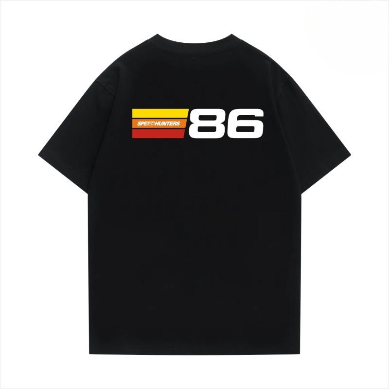 

SpeedHunters SpeedHunter T-shirt European and American Car Culture 86 Short Sleeve GT86 Modified Car TeeHigh Quality Tee XXXXXL