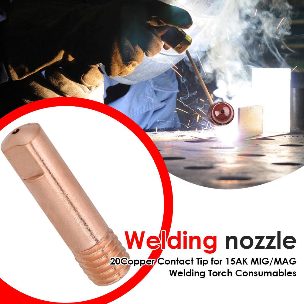 Kit Pièces Soudure MIG/MAG CESFONJER - 20 Pièces Pour Torches MB15 - Buses, Contacts, Isolants