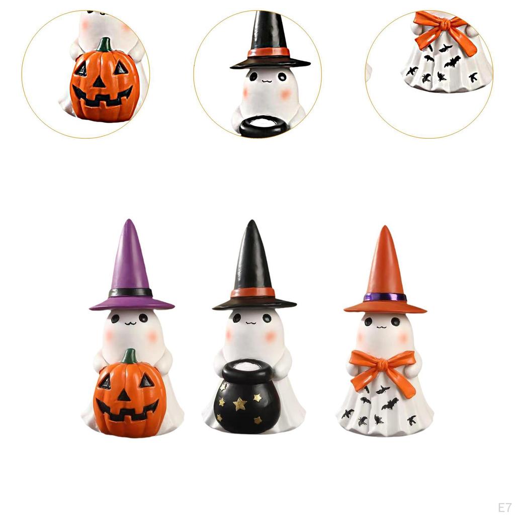 Halloween Night Light Indoor Lovely Ghost Lamp for Holiday Kids Room Bedroom
