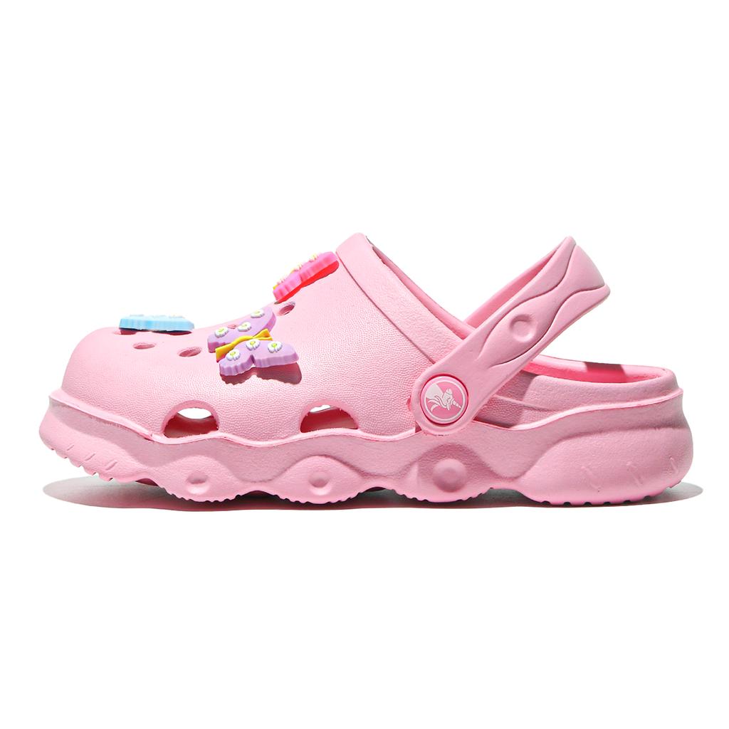Comfortable and lightweight girls' clogs, can be worn in all seasons, exquisite butterfly shoes,summer beach shoes 1214