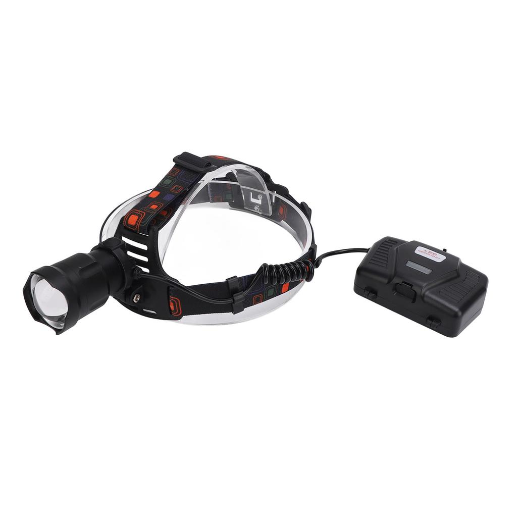 LED Headlamp High Power Adjustable Angle Telescopic Focus Waterproof Headlight for Outdoor Hiking Construction P70 LED