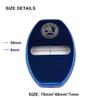 2026 Hot Car Door Lock Cover for SKODA Emblem Octavia Superb Kodiaq Fabia Rapid Spaceback Karoq Yeti Kamiq Metal Sticker Badge D
