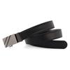 PULO Men's Automatic Buckle Leather Belt Durable Belt High Quality Comfortable Belt
