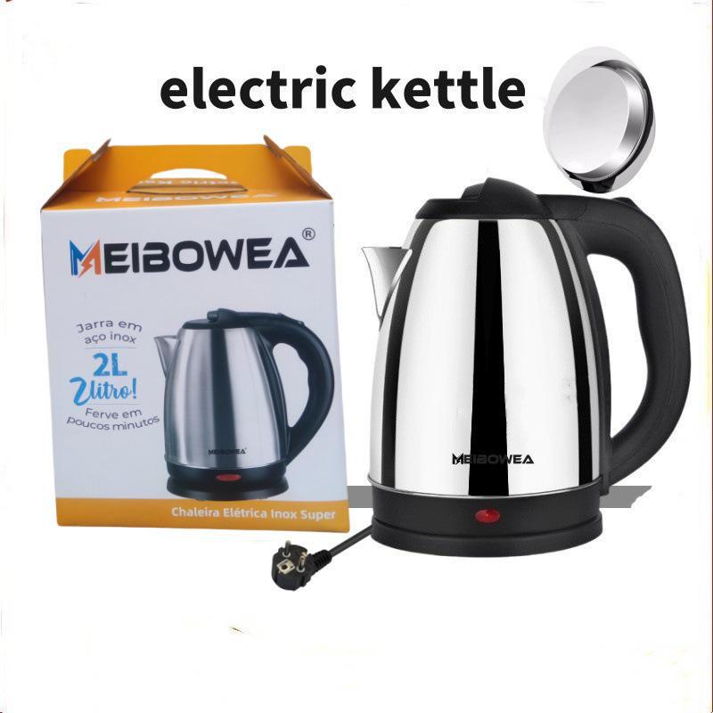 304 Stainless Steel Electric Kettle with Auto Shut-Off, British and European Standard