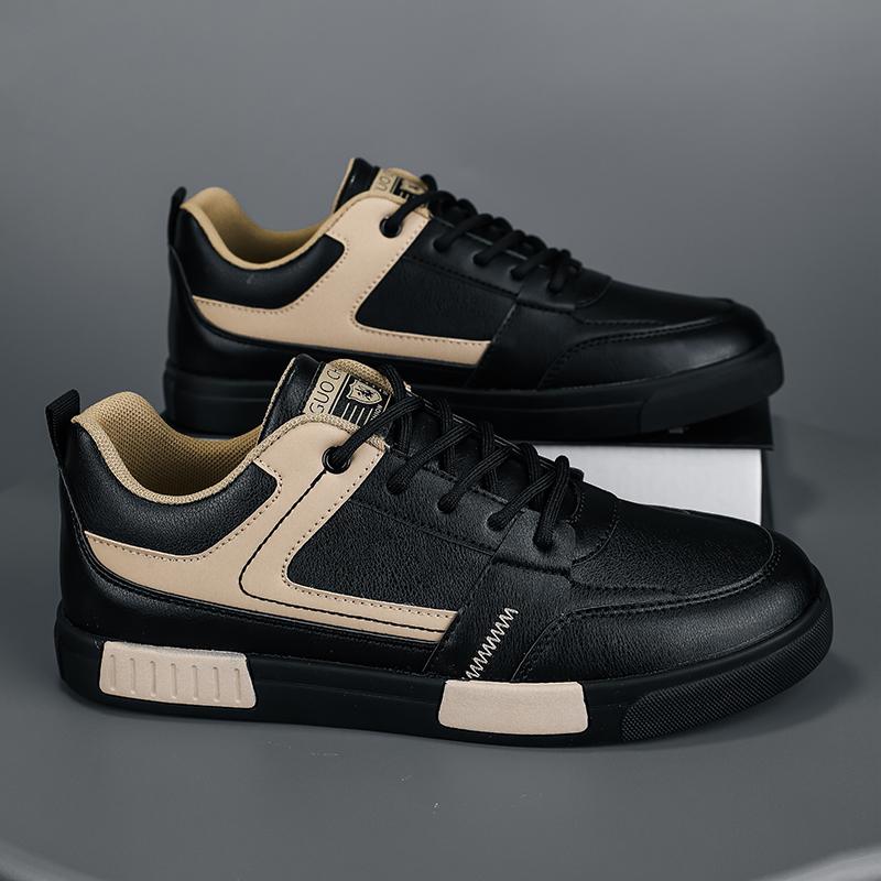 

Кроссовки большого размера 47 Мужские удобные кроссовки для ходьбы для мужчин Модные плоские вулканизированные кроссовки для студентов Мужские осенние 38 чёрный