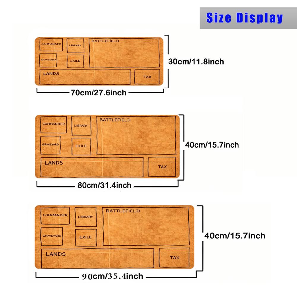 Card Games: Cardboard Theme Mouse Pad Playmat 24"X14" MTG TCG Office Desk Mat for Work Game PC Laptop Rug Carpet MousePad