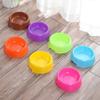 Plastic Plastic Dog Bowls Grip Design Cat Dog Feeder Candy Color Cat Bowl  Indoor