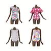 Ensemble de 6 pièces de vêtements pour poupée fille de 11,5 pouces, Maillots de bain, Peignoirs, Pantoufles, Accessoires de poupée à la mode, Jouets d'habillage mignons