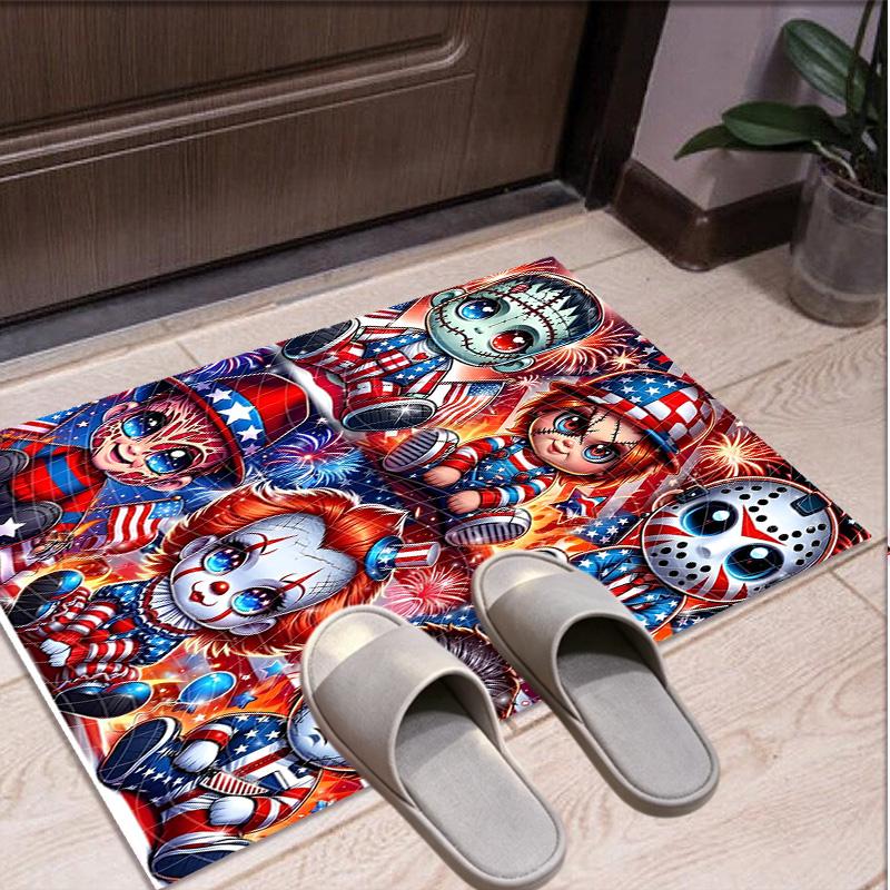 horror movie Pattern Rug, Indoor/Outdoor Mat, for Picnic, Gameroom, Bedroom, Office, Living Room, Home Decor Carpet, Birthday Gift