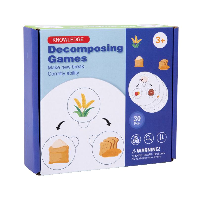 Cross-border Children s Cognitive Decomposition Jigsaw: Early Education Wooden Toys for Common Sense Development.