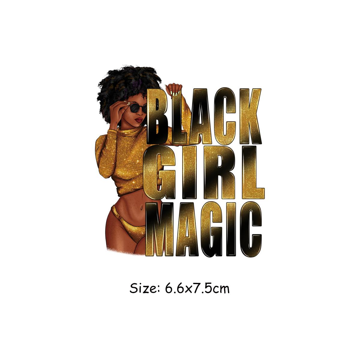 

Термальные патчи для черных девушек, женские аксессуары «сделай сам», термоклейкая передача, художественные ремесла, глажка одежды, аппликация, нашивки-наклейки