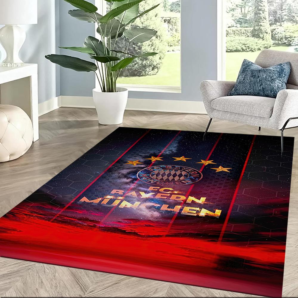 Bayern Munich Floor Rug Office Rug Perfect for Bedrooms Balcony Game Room Entryway Antislip Carpet Decorate Offices