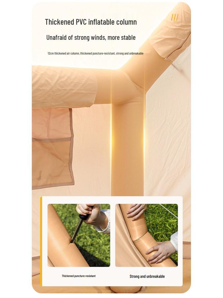 6.3 sqm Home Use Automatic Inflatable Tent, Oxford Cloth for Camping