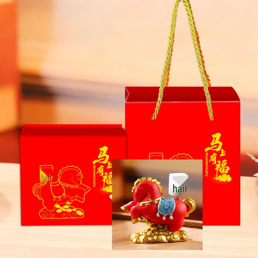 Sofort-Reichtum Pferde-Ornament: Nationaler Trend Chinesisches Tierkreiszeichen Jahr des Pferdes Schreibtischgeschenk