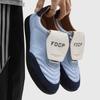 Lace-Up Sports Shoes Round Head Training Shoes Casual Shoes Flat Men'S Trendy Commuter Hiking Shoes