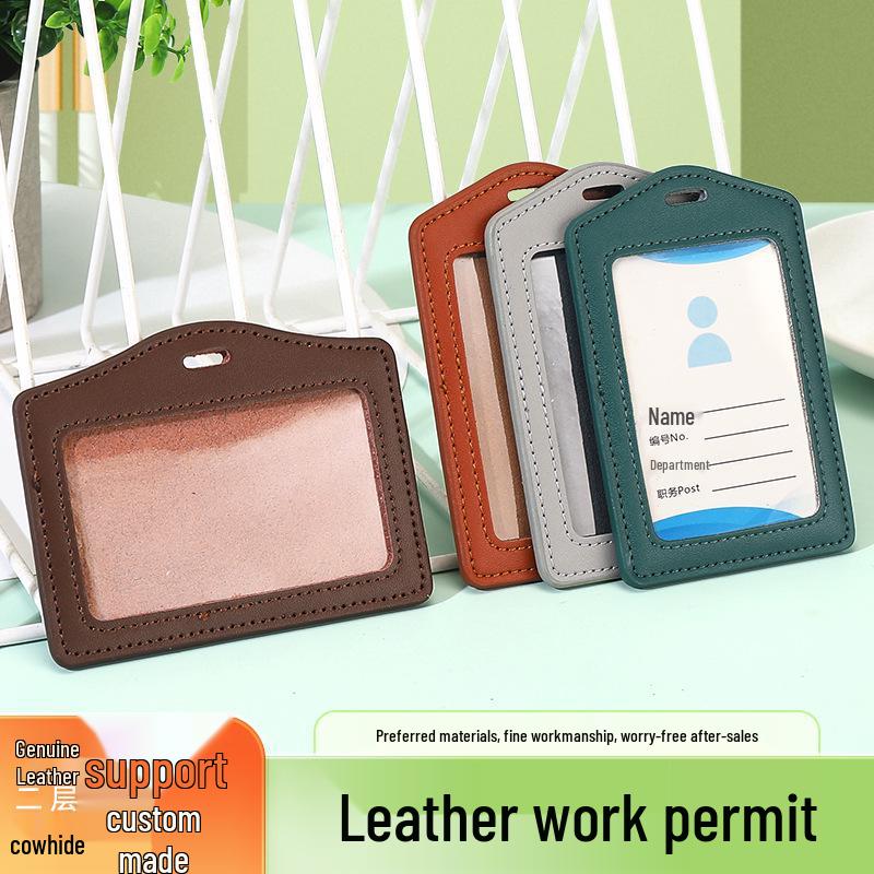 Genuine Leather Card Holder for ID & Documents