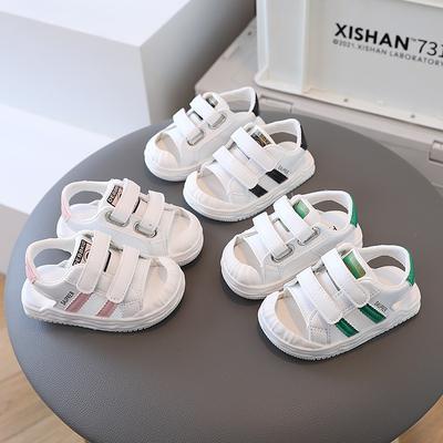 Children's Sandals Girls' Baby Shoes Soft Sole Walking Shoes Boys' Breathable Hollow-out Mesh Shoes Small Kids Medium and Small Kids
