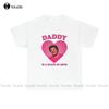 Daddy Is A State Of Mind Pedro Pascal Maglietta Unisex Camicie da Lavoro Outdoor Semplice Vintage Casual T-shirt Xs5xl Maglietta Stampata Streetwear
