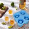Four-Hole Silicone Ice Glass Mold