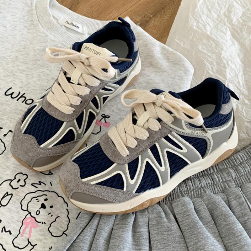 Fashion Tennis Shoes 2025 New Style Mesh Women Sneakers Designer Retro Running Shoes Fashion Breathable Casual Women's Sports Shoes