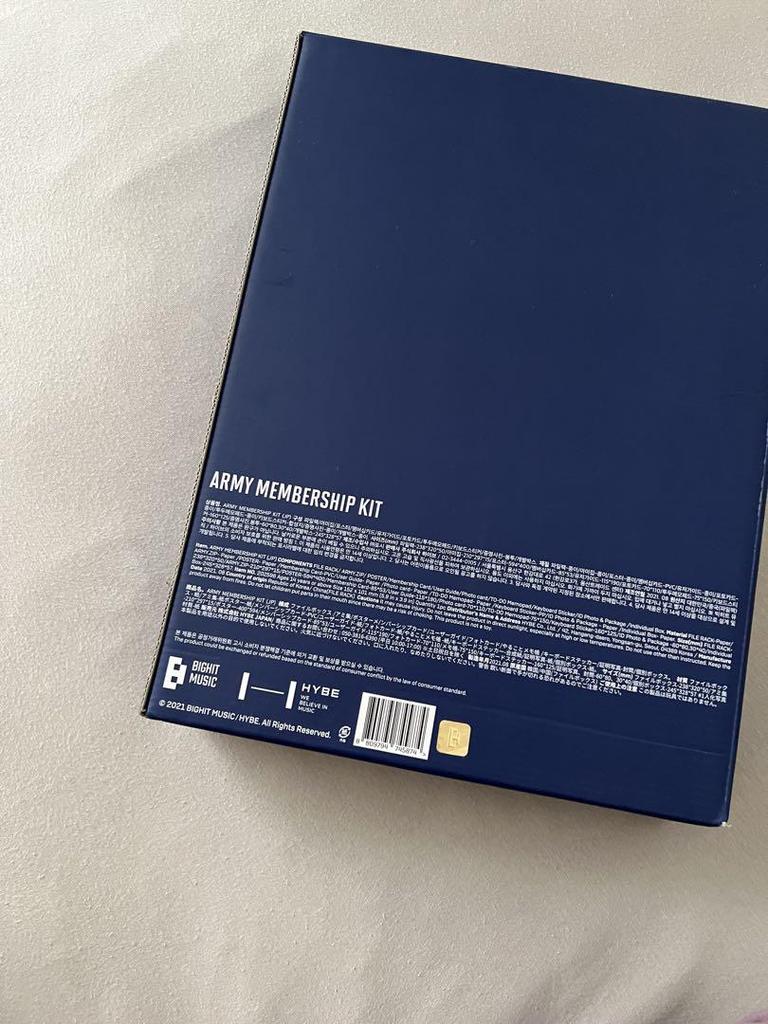 [USED] ARMY MEMBERSHIP KIT BTS