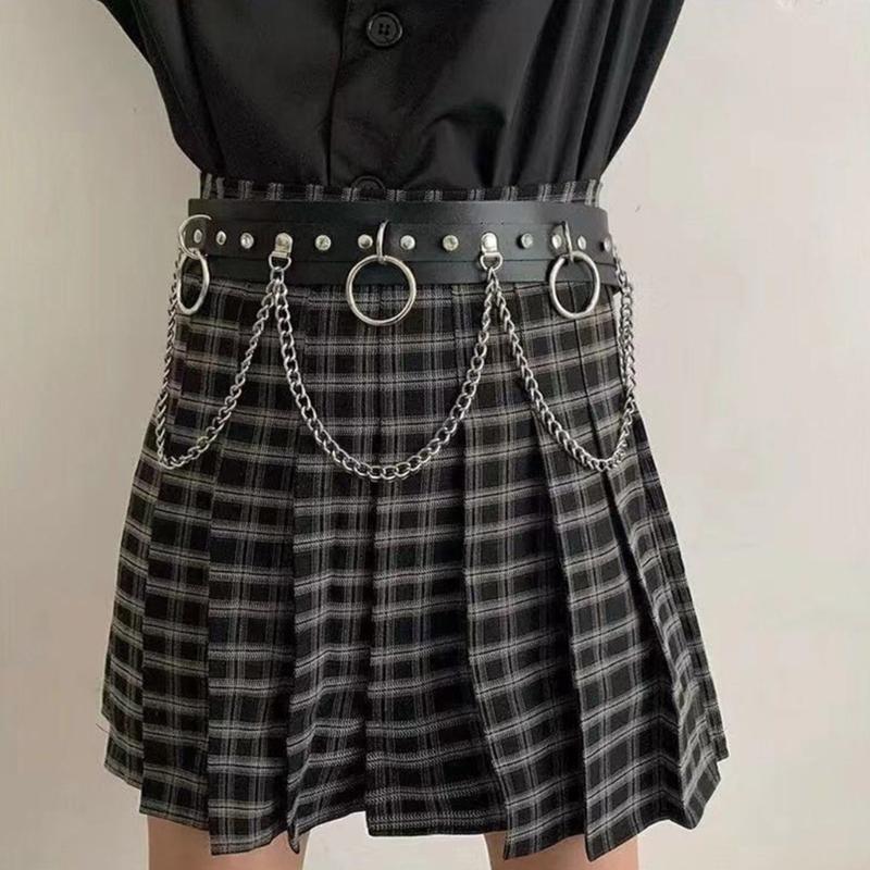 Hip Hop Trend Waist Belt Chain Punk Wide Chain Costume Belt for Wrap Dress Suit Skirt Jeans Jewelry