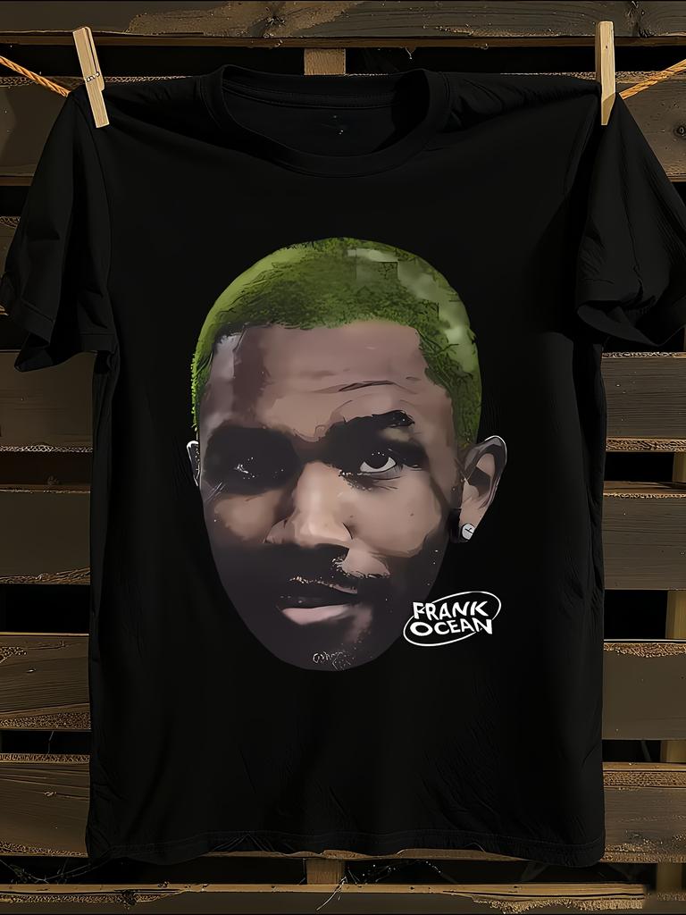 Frank Ocean Signature Iconic Face Autograph Print Oversiz...