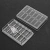 60pcs Copper Material Copper Watch Dial Feet 12-Size Assortment Multiple Compartments Box Watch Dial Feet Assortment
