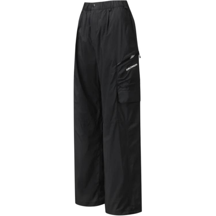 SALOMON Soft Peak Parachute Loose Pocket Cargo Pants Women Pants LD0069800