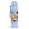 1PC Mixed Tone Daisy Floral Bouquet Print 750ml Color Plastic Sports Water Bottle Leakproof Flip Straw Lid Suitable for Sports Office Home Use