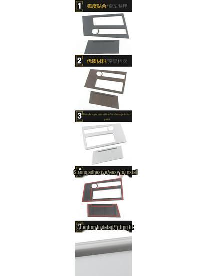 Teramont Gear Selector Decorative Frame & Electroplated Console Sequins for 21 Models.