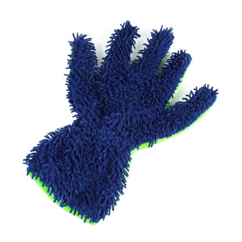 Car Washing Glove Coral Fleece Non-scratching Effortless Universal Chenille Auto Wash Glove Car Wash Glove Stain Removal