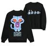 Women's Fashion Casual Print Casual Long Sleeve Round Neck Sweatshirt Top