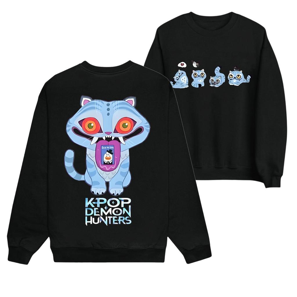 Women's Fashion Casual Print Casual Long Sleeve Round Neck Sweatshirt Top
