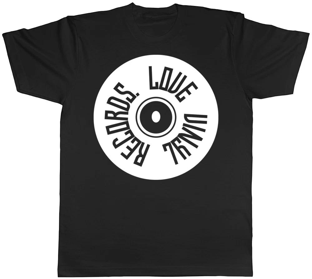 Love Vinyl Records Mens Womens Ladies T-Shirt L