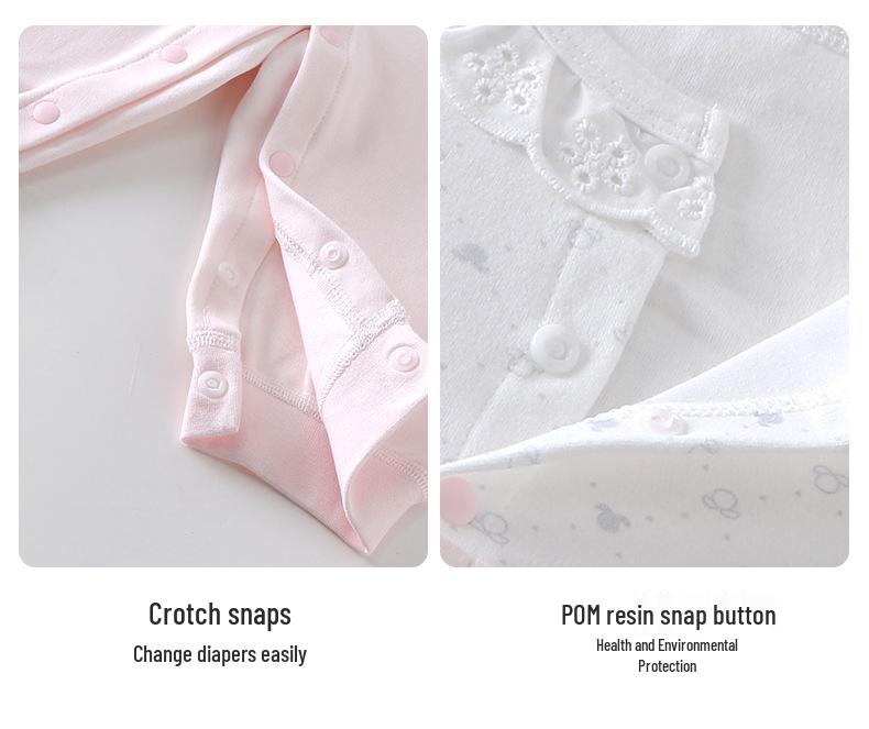 A-Class Pure Cotton Newborn Baby Bodysuit Romper for Girls