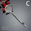 Fine Mesh Stainless Steel Colander Soy Milk Filter Oil Filter Spoon Foam Spoon Net Leak Gadgets Kitchen Accessories