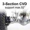 Metal Front and Rear Axle Assembly Chassis Upgrade and Reinforcement Increased Weight for 1/24 Axial SCX24 RC Car Toy Parts
