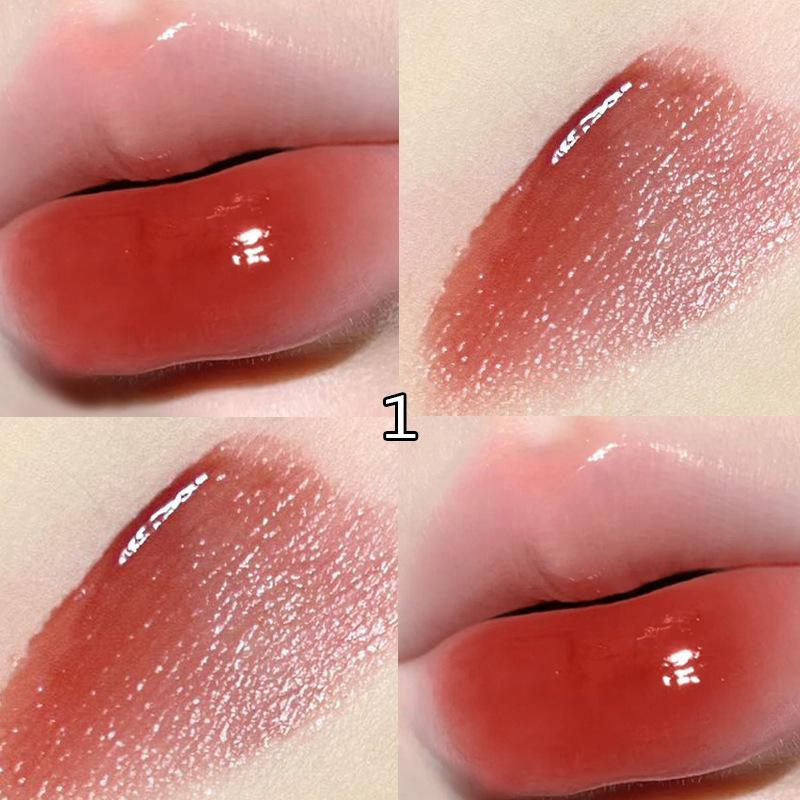 Doodle Mirror Lip Glaze Long-Lasting Hydrating Shiny Lip Gloss Student-Friendly Skin-Brightening Nude Lipstick Autumn/Winter 1