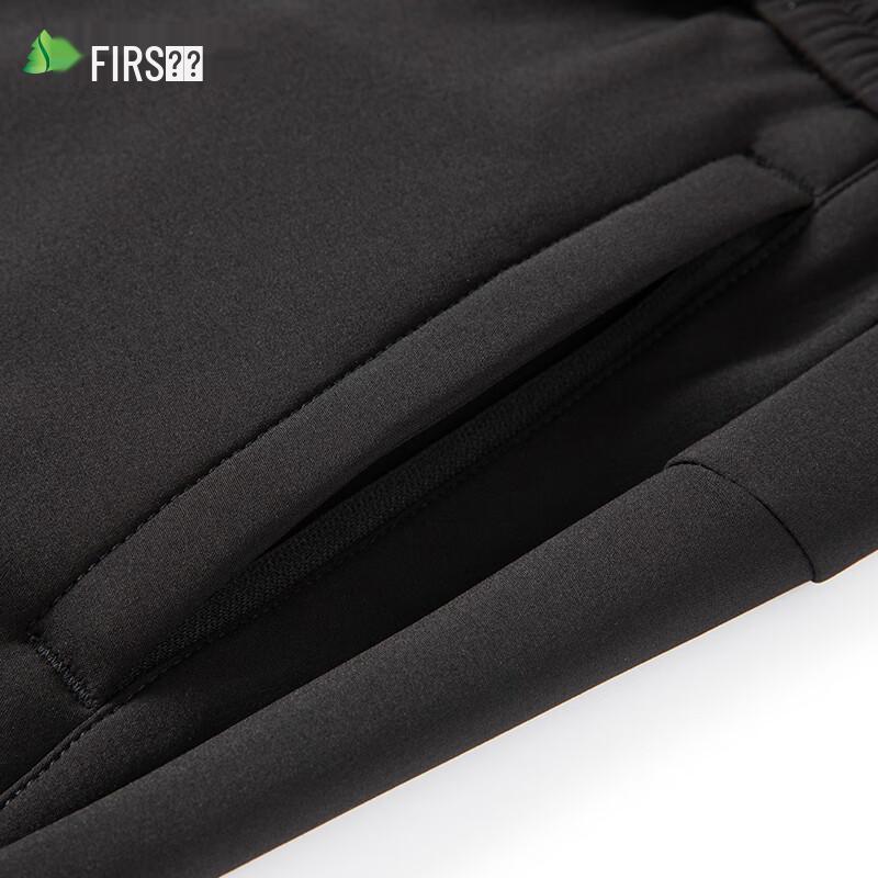 Shanshan Men's Thickened Three-Proof Fleece Straight-Leg Casual Pants