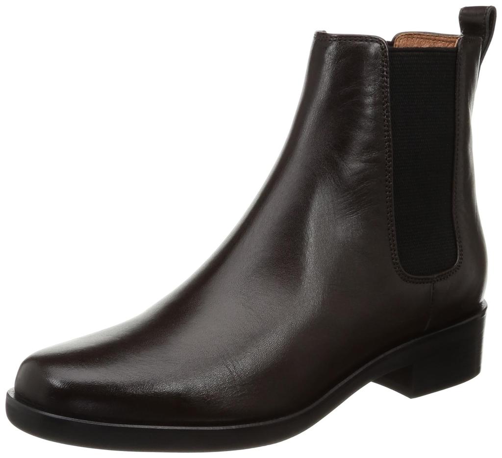 Howell Side gore short boots for women 2726 DBR cm E [Margaret Idea] 23.5
