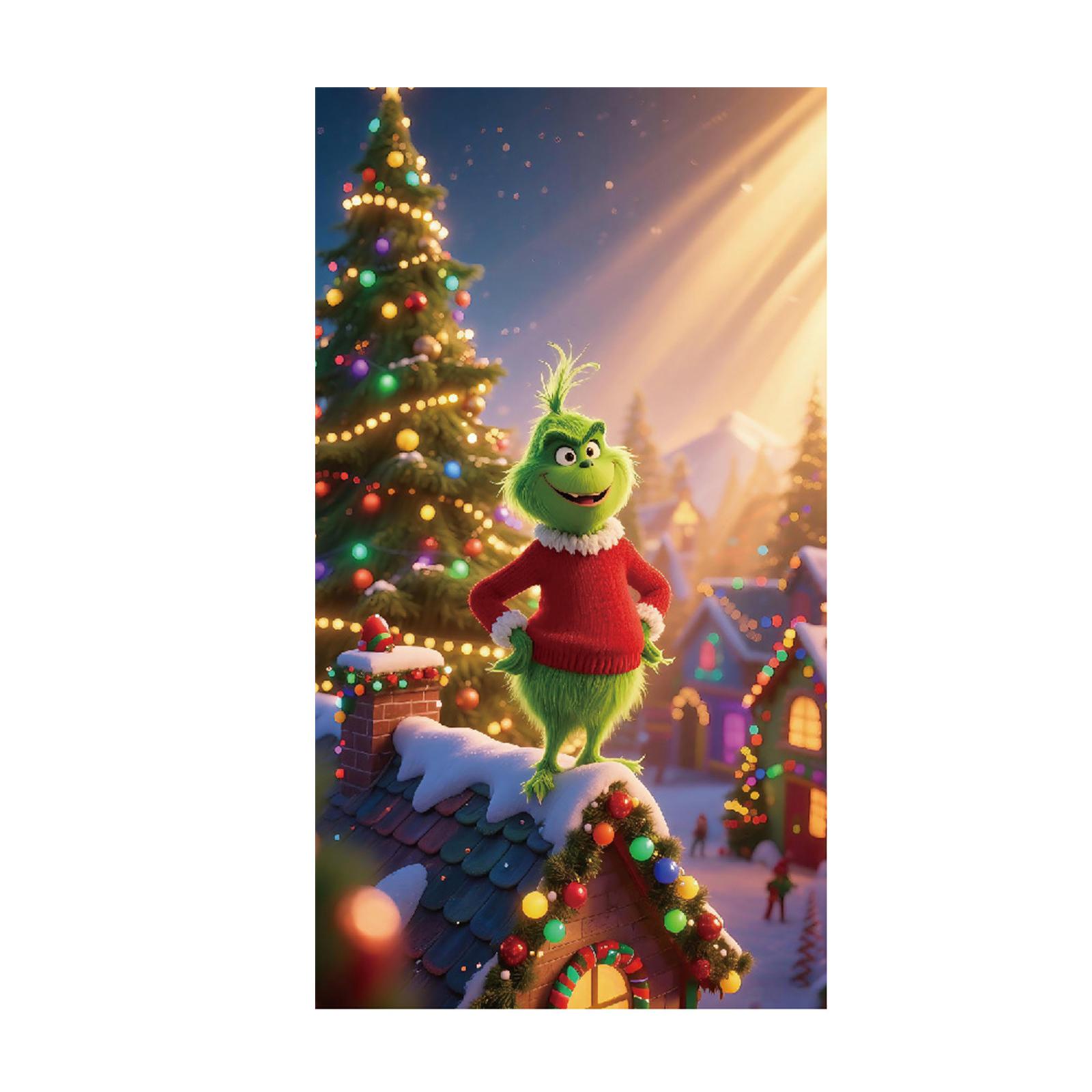 

Рождественский дверной занавес фон украшение двери One Size