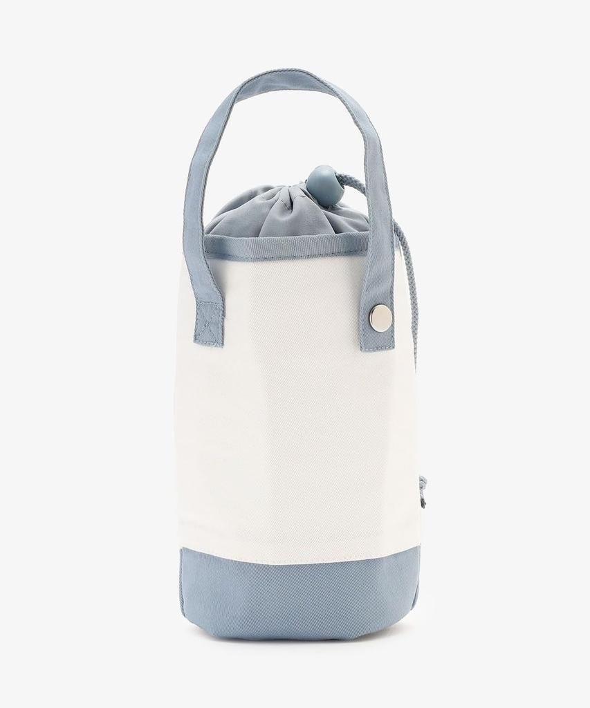 Afternoon Tea Living JD56 Heritage Fleur Embroidered Insulated Bottle Blue Holder,