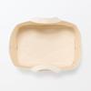 MUJI Cotton Canvas Soft Box with Handle, Large, Approx. W37 x D26 x H26cm, 23090018 (Clothing Case,