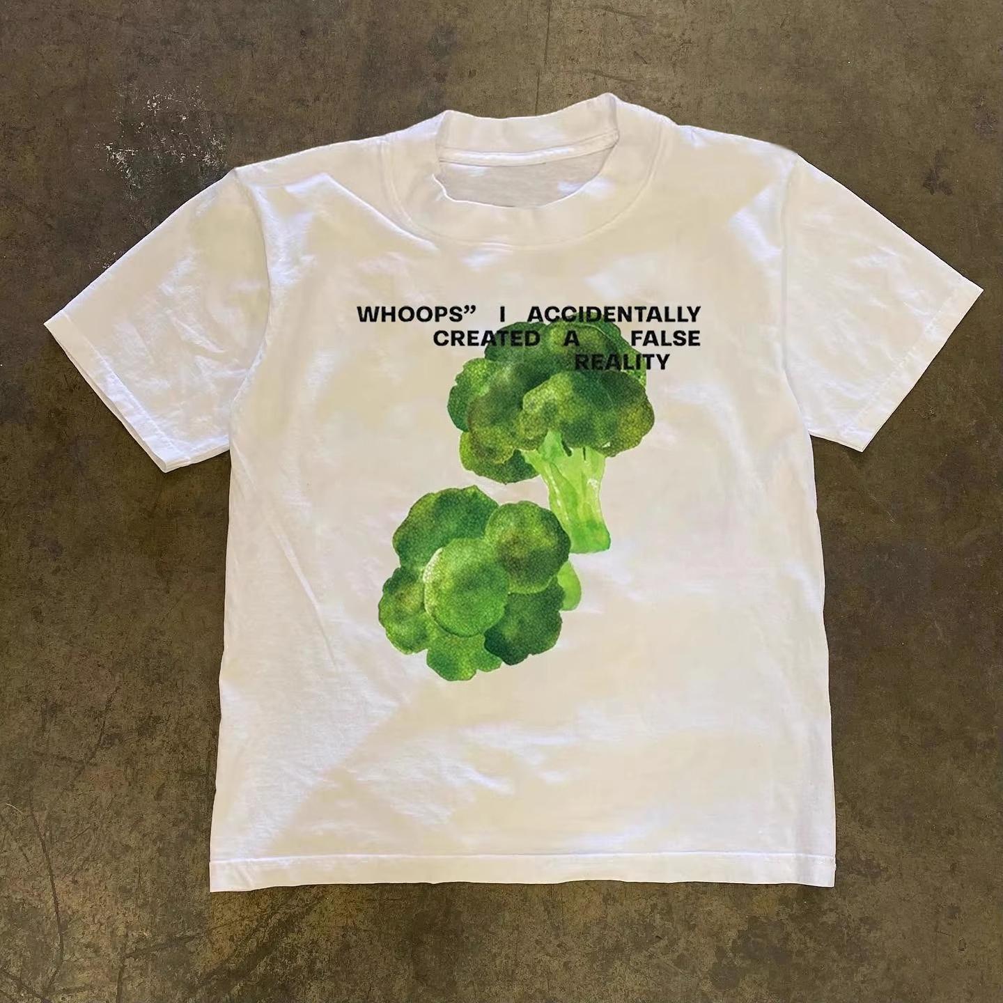 

men women T-shirt Américain À Manches Courtes En Pur Coton Pour Hommes Et Femmes, Ample, Rétro, Amusant, Lettre Col Rond, Imprim 4XL