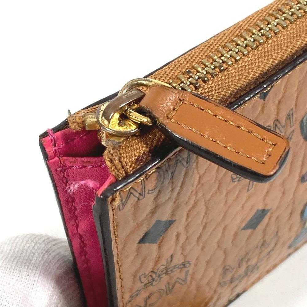 MCM Vicetos logo Wallet Coin Compartment with key ring coin purse