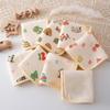 Cotton Washcloth Baby Square Face Towel for Delicate Skin Absorbent Newborns Bib Burping Cloth Hands Cleaning Towel