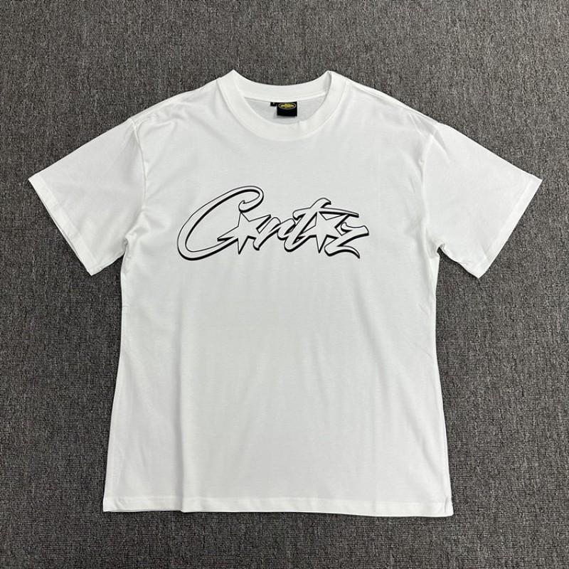 Corteiz Alcatraz Print Tee Unisex Streetwear Hip Hop Skateboard Casual Cotton T-Shirt Loose Fit
